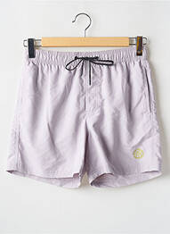 Short de bain tissage popeline gris JACK & JONES homme