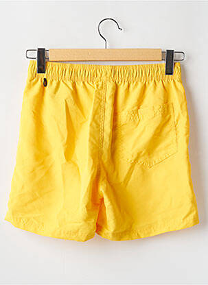 Short de bain tissage popeline jaune JACK & JONES homme