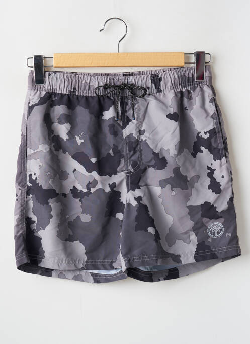 Short de bain gris JACK & JONES pour homme