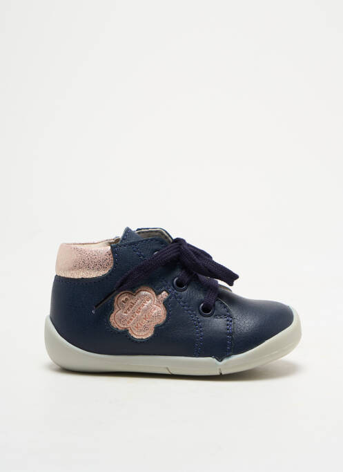 Bottillons bleu KICKERS pour fille