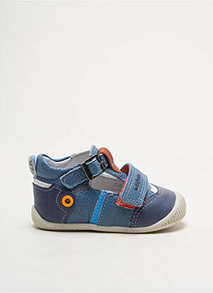 Sandales/nu pieds matière lisse bout rond bleu BABYBOTTE garcon