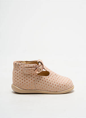 Bottillons fermeture boucle(s) bout rond beige BABYBOTTE fille