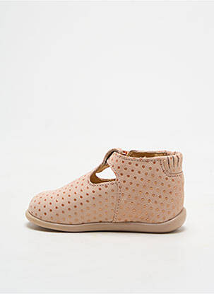 Bottillons fermeture boucle(s) bout rond beige BABYBOTTE fille