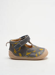Sandales/nu pieds tissage satiné gris BABYBOTTE garcon