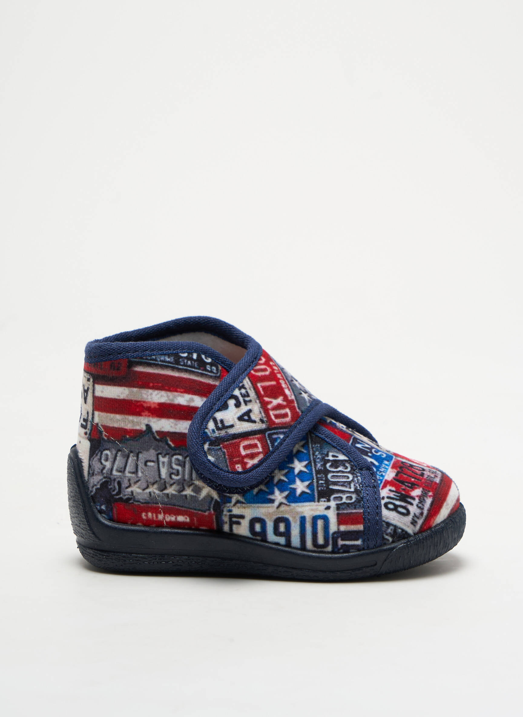 Chaussons/Pantoufles Fermeture Scratch Bleu Bellamy Garçon