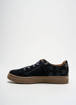 Baskets semelle amovible bout rond noir GBB fille