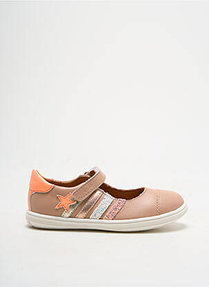 Ballerines tissage tissage pailleté bout rond rose GBB fille