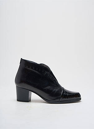 Bottines/boots matière lisse talon de 4 à 6cm noir FOLIE'S femme