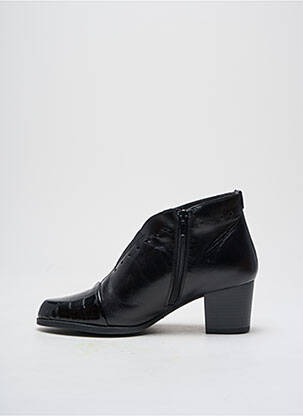 Bottines/boots matière lisse talon de 4 à 6cm noir FOLIE'S femme