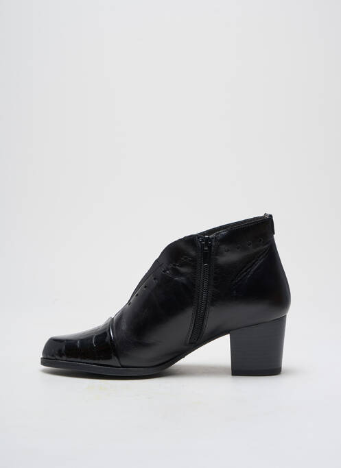 Bottines/boots matière lisse talon de 4 à 6cm noir FOLIE'S femme