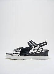 Sandales/Nu pieds noir DANSI pour femme seconde vue