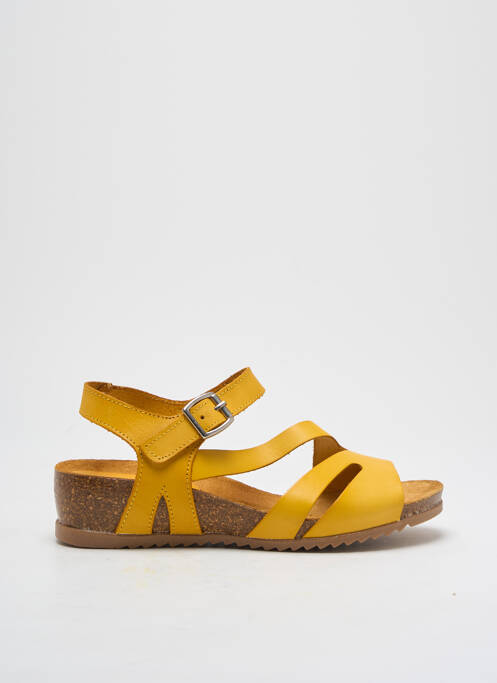 Sandales/Nu pieds jaune JORDANA pour femme