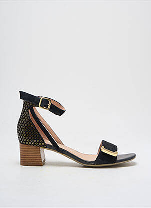 Sandales/nu pieds fermeture bride(s) talon de 4 à 6cm noir FUGITIVE BY FRANCESCO ROSSI femme
