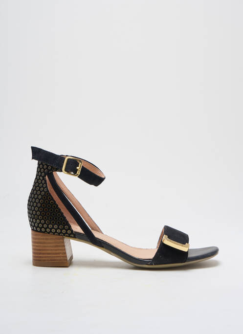 Sandales/nu pieds fermeture bride(s) talon de 4 à 6cm noir FUGITIVE BY FRANCESCO ROSSI femme
