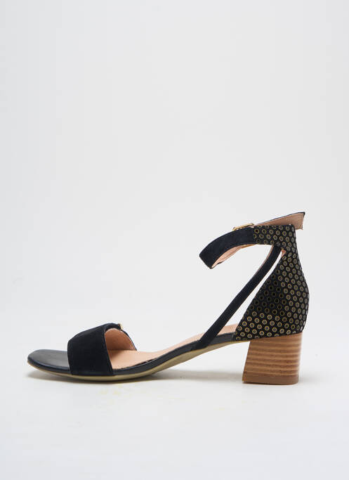 Sandales/nu pieds fermeture bride(s) talon de 4 à 6cm noir FUGITIVE BY FRANCESCO ROSSI femme