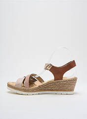 Sandales/Nu pieds marron RIEKER pour femme seconde vue