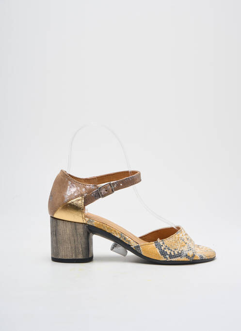 Sandales/Nu pieds jaune MINKA DESIGN pour femme