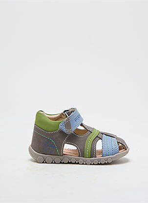 Sandales/nu pieds nubuck bout rond gris PRIMIGI garçon