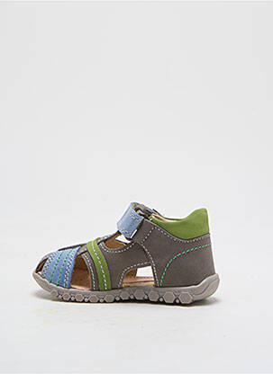 Sandales/nu pieds nubuck bout rond gris PRIMIGI garçon