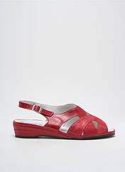 Sandales/Nu pieds rouge BOISSY pour femme seconde vue