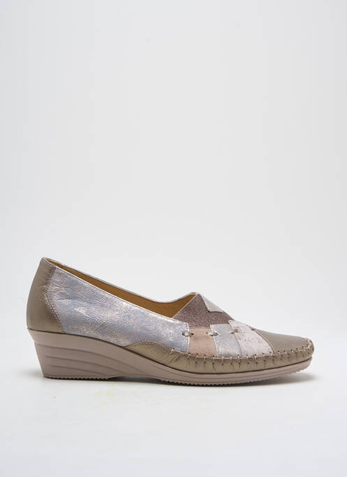 Mocassins or BOISSY pour femme
