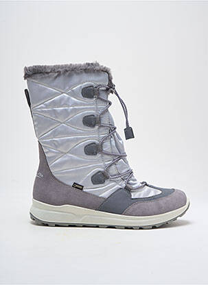 Bottines/boots matière lisse talon plat jusqu'à 3cm argent SUPERFIT femme