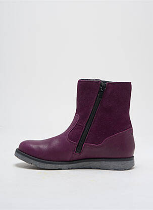 Bottines/boots matière lisse bout rond violet SUPERFIT fille