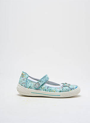 Ballerines impression bout rond bleu SUPERFIT fille