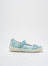 Ballerines impression bout rond bleu SUPERFIT fille