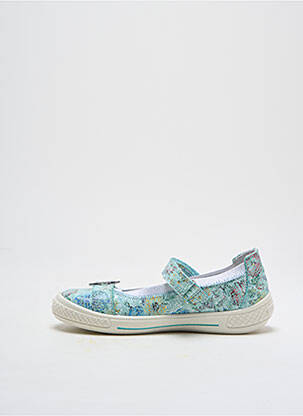 Ballerines impression bout rond bleu SUPERFIT fille