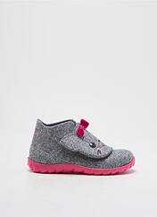 Chaussons/Pantoufles gris SUPERFIT pour fille seconde vue