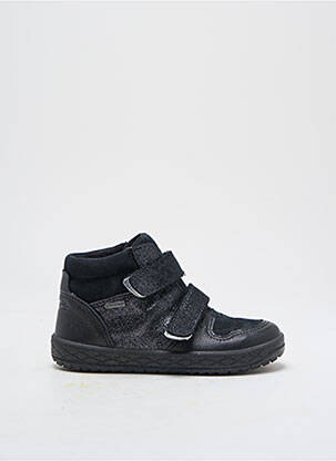 Baskets matière lisse bout rond noir SUPERFIT fille