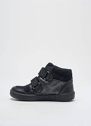 Baskets matière lisse bout rond noir SUPERFIT fille