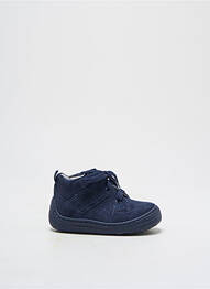 Bottillons nubuck bout rond bleu SUPERFIT garcon