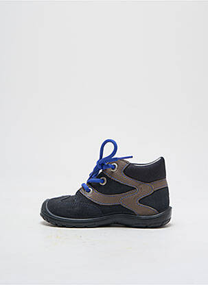 Bottines/boots tissage satiné bout rond noir SUPERFIT garçon