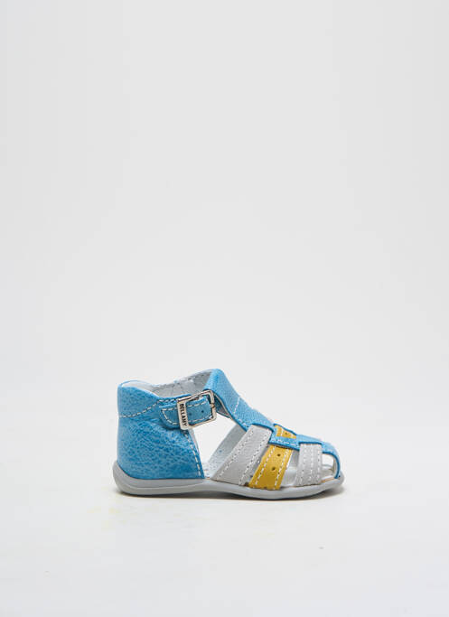 Sandales/nu pieds matière lisse bleu BELLAMY garcon