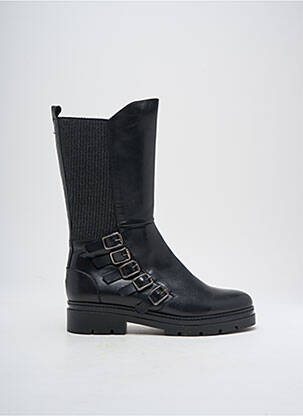 Bottines/boots matière lisse talon plat jusqu'à 3cm noir DANSI femme
