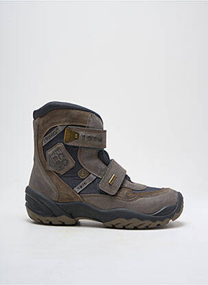 Bottines/boots nubuck bout rond marron PRIMIGI garçon