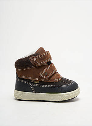 Bottines/boots matière lisse bout rond marron PRIMIGI garcon