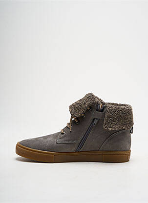 Baskets nubuck bout rond gris INTREPIDES PAR BABYBOTTE enfant