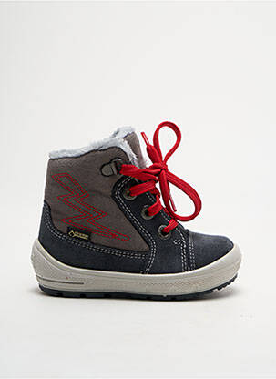 Bottines/boots fermeture lacets bout rond gris SUPERFIT garçon