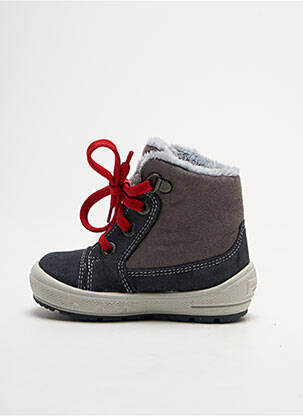 Bottines/boots fermeture lacets bout rond gris SUPERFIT garçon
