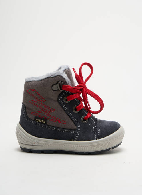 Bottines/boots fermeture lacets bout rond gris SUPERFIT garcon