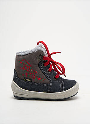 Bottines/boots fermeture lacets bout rond gris SUPERFIT garçon