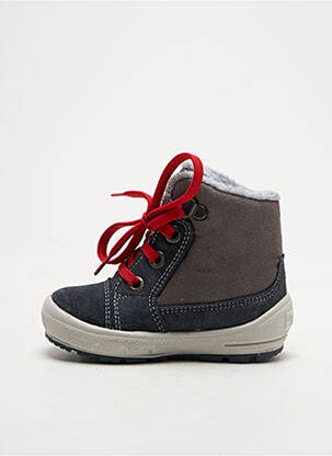 Bottines/boots fermeture lacets bout rond gris SUPERFIT garçon