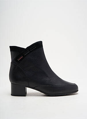 Bottines/boots matière lisse talon de 4 à 6cm noir ARTIKA SOFT femme