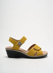 Sandales/Nu pieds jaune ARTIKA SOFT pour femme seconde vue