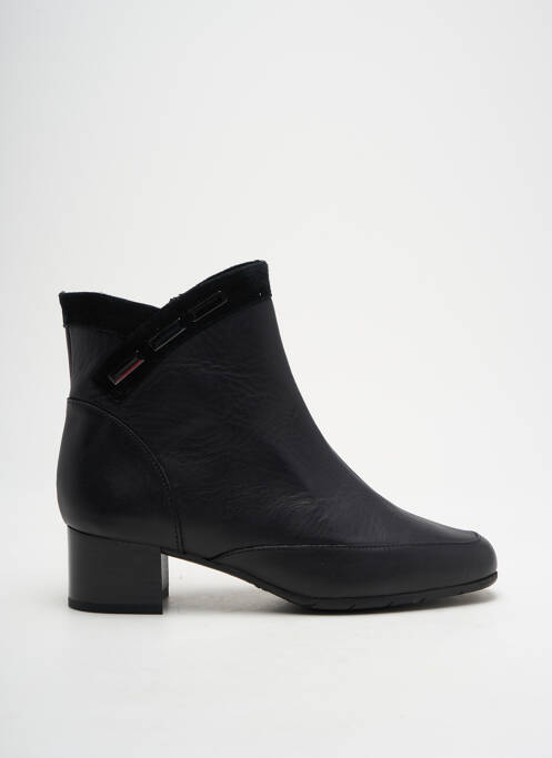 Bottines/boots matière lisse talon de 4 à 6cm noir ARTIKA SOFT femme