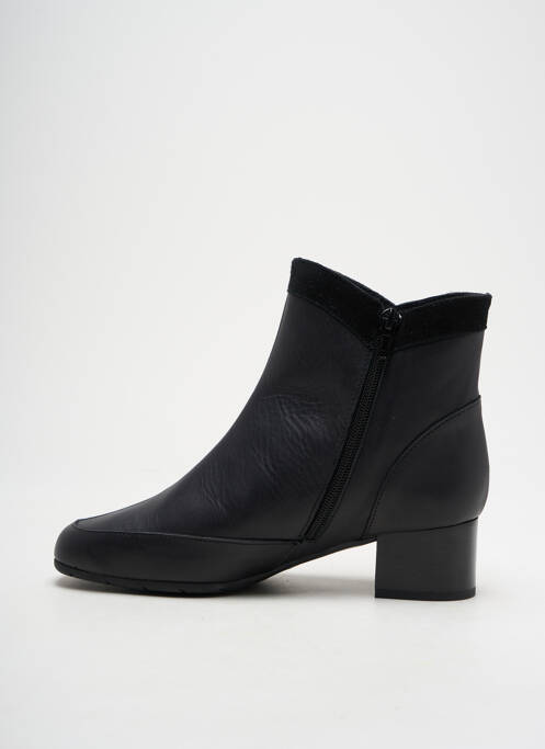 Bottines/boots matière lisse talon de 4 à 6cm noir ARTIKA SOFT femme