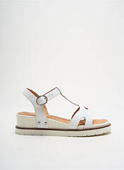 Sandales/Nu pieds blanc FUGITIVE BY FRANCESCO ROSSI pour femme seconde vue